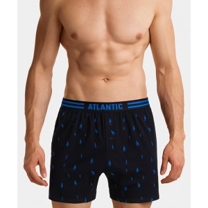Боксёры мужские MBX-015 Чёрный Atlantic