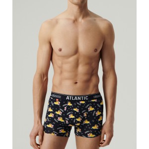 Боксеры-шорты мужcкие MHH-007 Темно-синий Atlantic