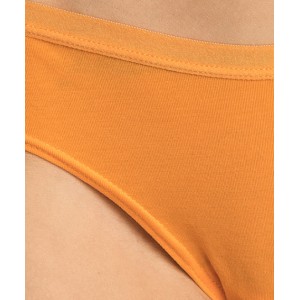 Набор женских трусов bikini cotton 3BLP-176 Тёмно-синий/Розовый/Оранжевый Atlantic