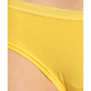 Набор женских трусов bikini cotton 3BLP-176 Жёлтый/Розовый/Тёмно-синий Atlantic Atlantic