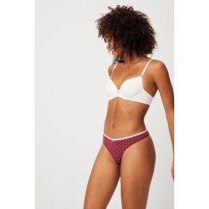 Женские трусы-стринги 195-04 Темно-вишневый Ysabel Mora