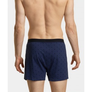 Боксёры мужские MBX-035 Темно-голубой Atlantic