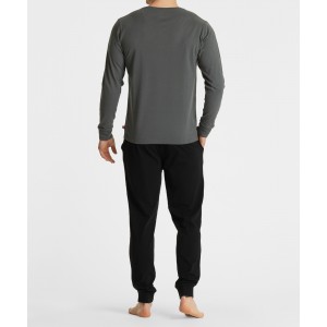 Пижама мужская длинный рукав/штаны NMP-360-01 Хаки Atlantic