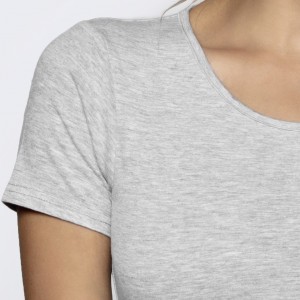 Футболка женская короткий рукав BLV-199 Серый Atlantic