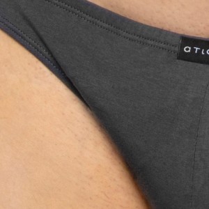 Набор мужских трусов mini cotton 3BMP-230 3 шт.Чёрный/серый/графитовый Atlantic