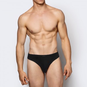 Набор мужских трусов sport cotton 3BMP-322 Чёрный 3 шт. Atlantic