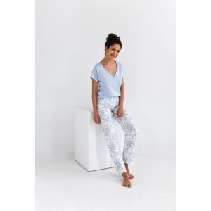 Женская пижама футболка/ брюки NLP-GABRIELLE Белый Sensis