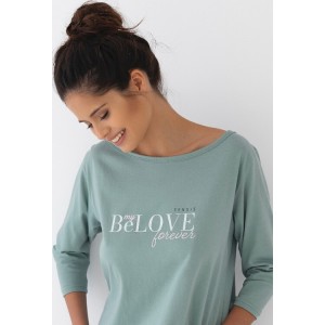 Ночная рубашка короткий рукав NLD-GARDEN Зеленый Sensis