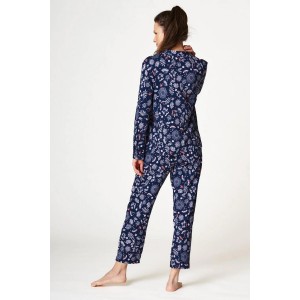 Пижама женская кофта длинный рукав/штаны LNS-559 Разные цвета Key