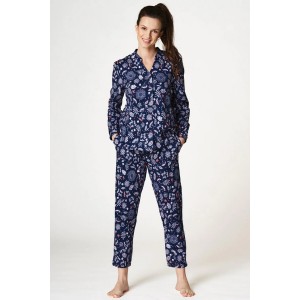 Пижама женская кофта длинный рукав/штаны LNS-559 Разные цвета Key