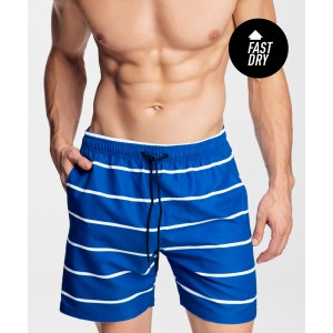 Шорты пляжные мужские KMB-191 Голубой Atlantic