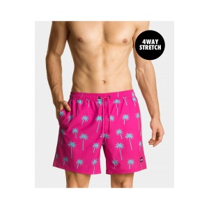 Шорты пляжные мужские KMB-205 Розовый Atlantic