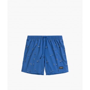 Шорты пляжные мужские KMB-224 Голубой Atlantic