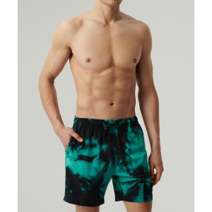 Шорты пляжные мужские KMB-227 Зеленый Atlantic