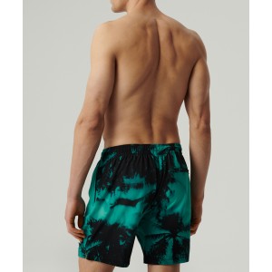 Шорты пляжные мужские KMB-227 Зеленый Atlantic