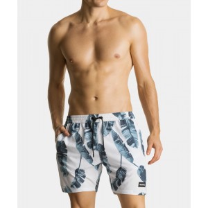 Шорты пляжные мужские KMB-218-01 Белый Atlantic