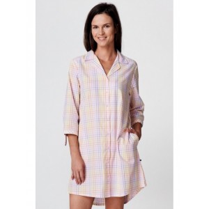 Ночная сорочка длинный рукав LND-420 Фиолетовый Key