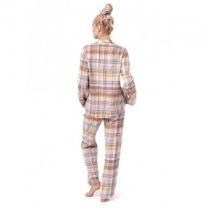 Пижама женская кофта длинный рукав/штаны LNS-448 Разные цвета Key