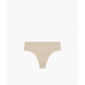 Бесшовные трусы бразилиана  LS-002 Бежевый Atlantic