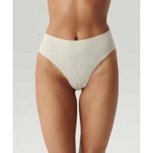 Бесшовные трусы бразилиана  LS-002 Бежевый Atlantic