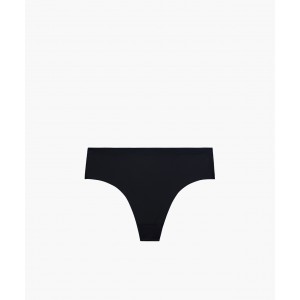 Бесшовные трусы бразилиана  LS-002 Черный Atlantic