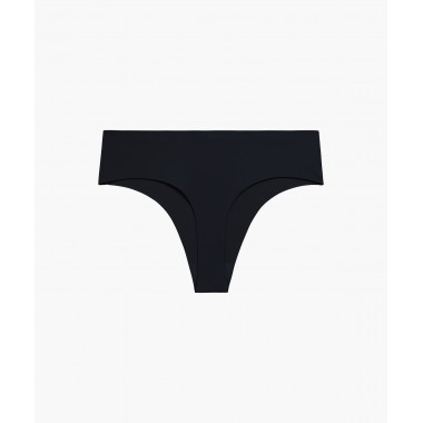 Бесшовные трусы бразилиана  LS-002 Черный Atlantic 