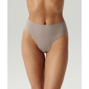 Бесшовные трусы бразилиана  LS-002 Пудровый Atlantic