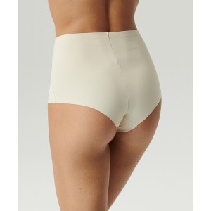 Бесшовные трусы maxi  LS-003 Бежевый Atlantic