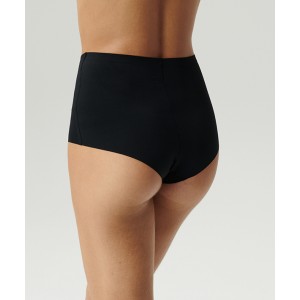 Бесшовные трусы maxi  LS-003 Черный Atlantic
