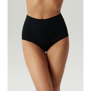 Бесшовные трусы maxi  LS-003 Черный Atlantic