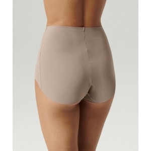 Бесшовные трусы maxi  LS-003 Пудровый Atlantic