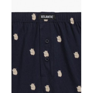 Боксеры мужские MBH-003 Темно-синий Atlantic