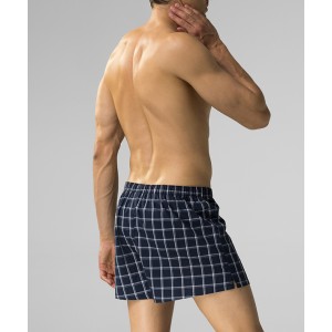 Боксеры мужские ситцевые MBT-001 Темно-синий Atlantic