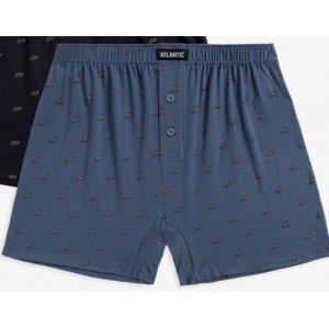 Боксёры мужcкие MBX-049 Тёмно-голубой Atlantic