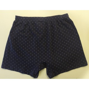 Боксеры мужские MBX-051 Темно-синий с синим принтом Atlantic