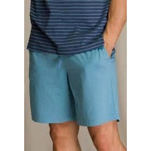 Пижама мужская шорты/футболка MNS-349 Синий KEY