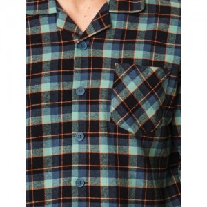 Пижама мужская длинный рукав/брюки MNS-431 Зелёный Key