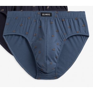 Мужские трусы классика MP-146 Тёмно-голубой Atlantic