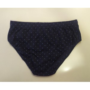 Мужские трусы classic MP-169 Темно-синий с белым принтом Atlantic