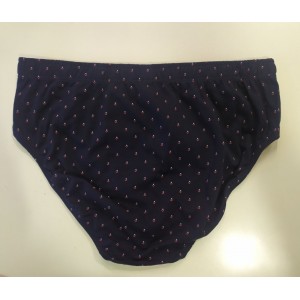 Мужские трусы classic MP-169 Темно-синий с красным принтом Atlantic