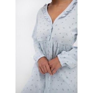 Ночная рубашка NLD-LUCILLE Голубой Sensis