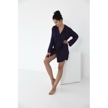 Ночная рубашка NLD-SOPHIA Темно-синий Sensis