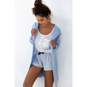 Пижама женская майка/ шорты NLP-ELIANA Белый Sensis