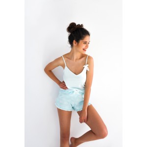 Женская пижама майка / шорты NLP-GRETA Мятный Sensis