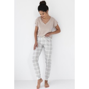 Женская пижама футболка / брюки NLP-LENA Бежевый Sensis