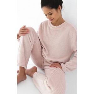 Женская пижама кофта / брюки NLP-RUTH Светло-розовый Sensis
