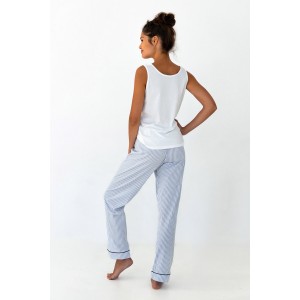 Пижама женская майка/ штаны NLP-WILLOW Белый Sensis