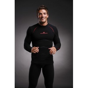 Футболка мужская длинный рукав NMB-22969 Чёрный HENDERSON