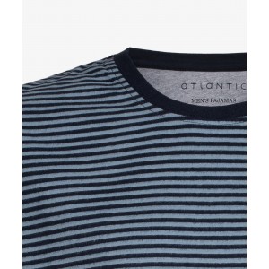 Пижама мужская футболка/шорты NMP-342 Серый Atlantic