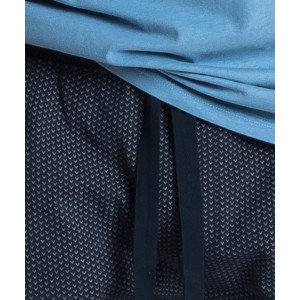 Пижама мужская футболка/штаны NMP-347 Голубой Atlantic